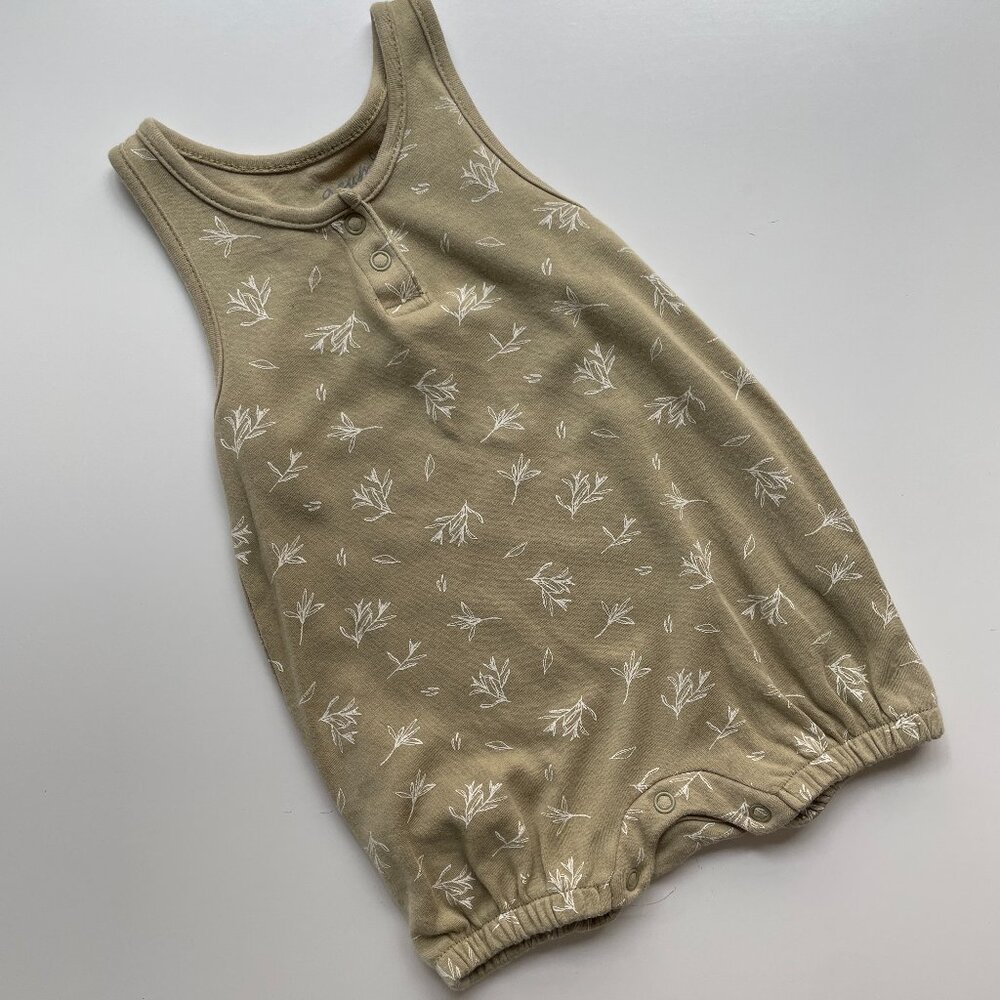 Goumi Kids Green Botanic Romper